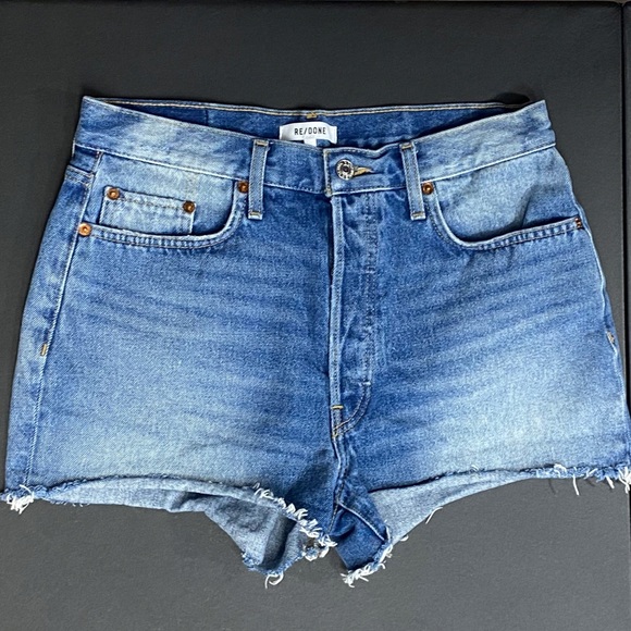 Re/Done 70’s High Rise Shorts [1297] - Picture 2 of 11